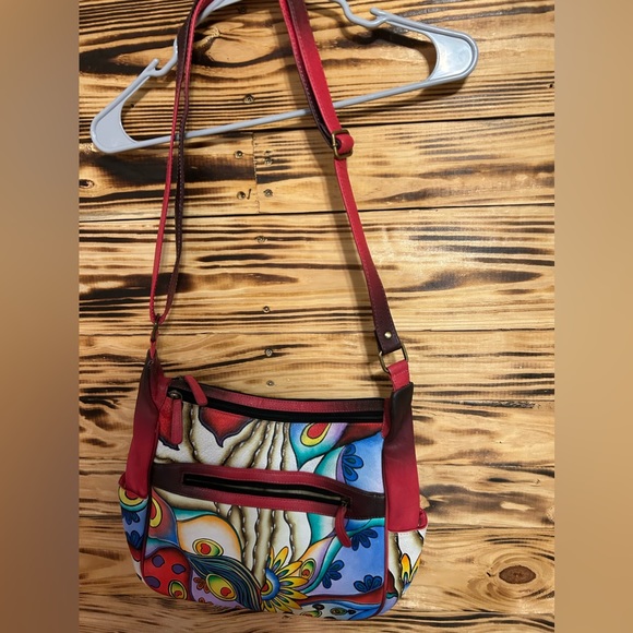 Beautiful leather purse - Picture 1 of 9
